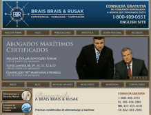 Tablet Screenshot of abogado.braislaw.com